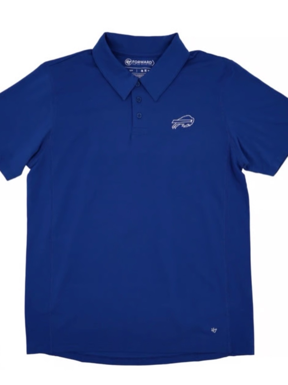 Buffalo Bills 47 Brand Men's Polo Shirt Royal Blue Size Large NFL